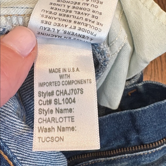 SLVRLAKE Denim Jeans Charlotte Tucson Size 26 - Picture 5 of 5